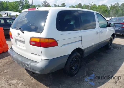 1998 Toyota Sienna Ce from USA, damaged, VIN 4T3GF19C2WU063623